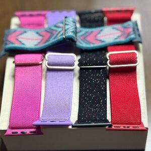 5 Colorful Watch Bands Set